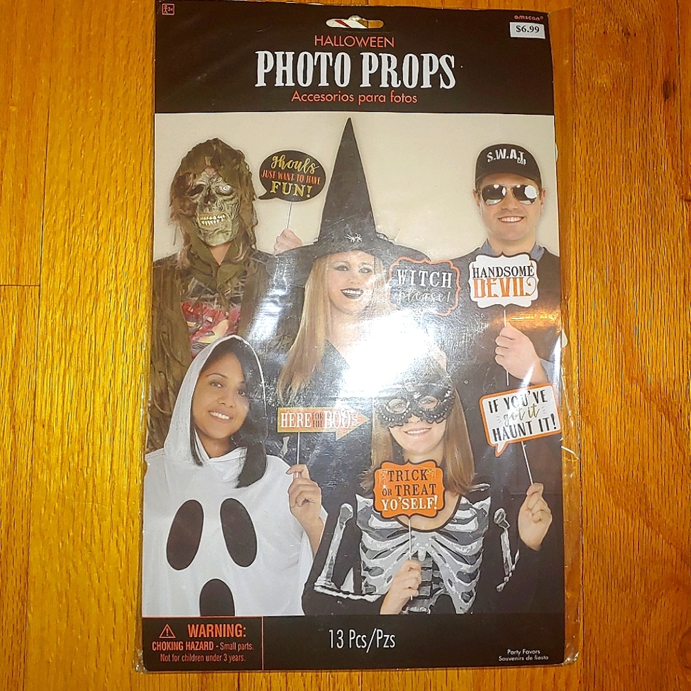 $5 Halloween Photo Props 13 Pcs Photo Booth Pictures